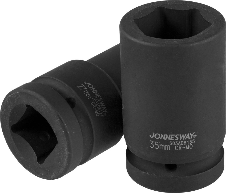 Головка торцевая ударная глубокая JONNESWAY (1";DR, 34 мм)