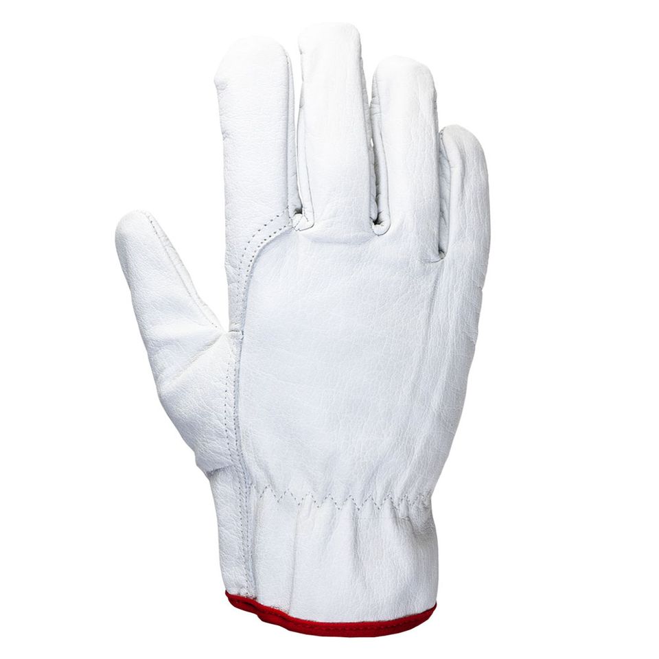 Кожаные рабочие перчатки JETA SAFETY JLE421 Smithcraft, цвет белый (уп.12 пар)