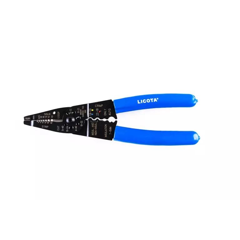 Клещи для зачистки проводов и обжима клемм Licota TCP-10351 (7 функц., 200 мм)