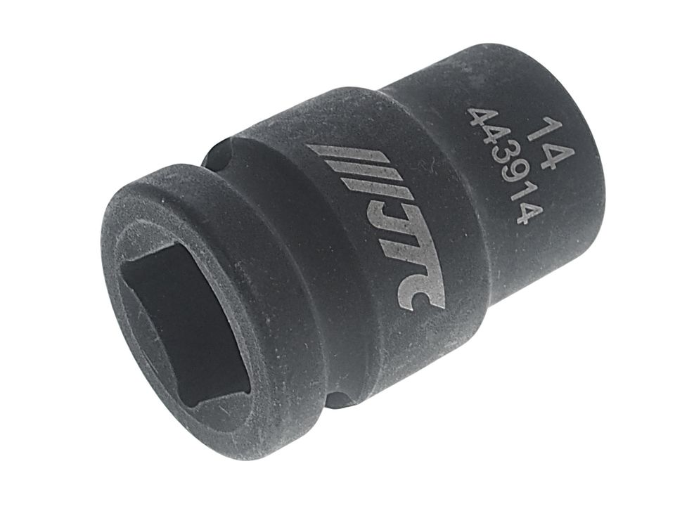 Головка торцевая 12-ти гранная ударная JTC-443914 (1/2", 14 мм, L=38 мм)
