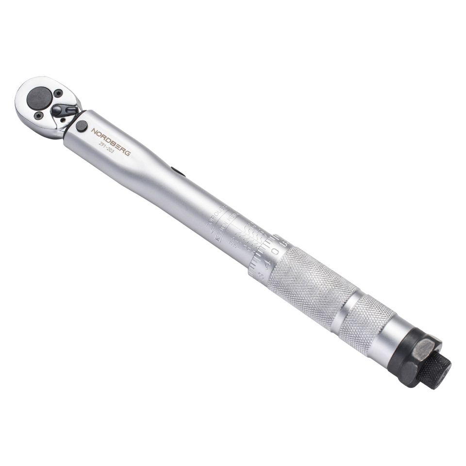 Ключ динамометрический NORDBERG 291-203, 1/4", 5-25 Нм, в кейсе