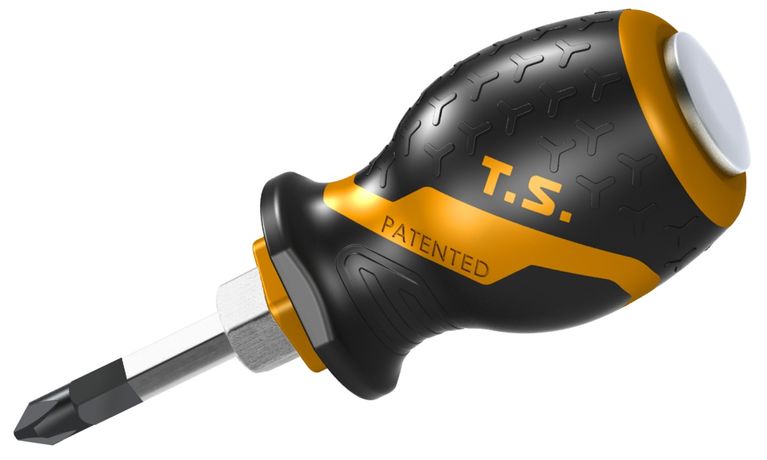 Отвертка крестовая "GRIPro" Phillips №2 38 мм силовая TOLSEN TT20140