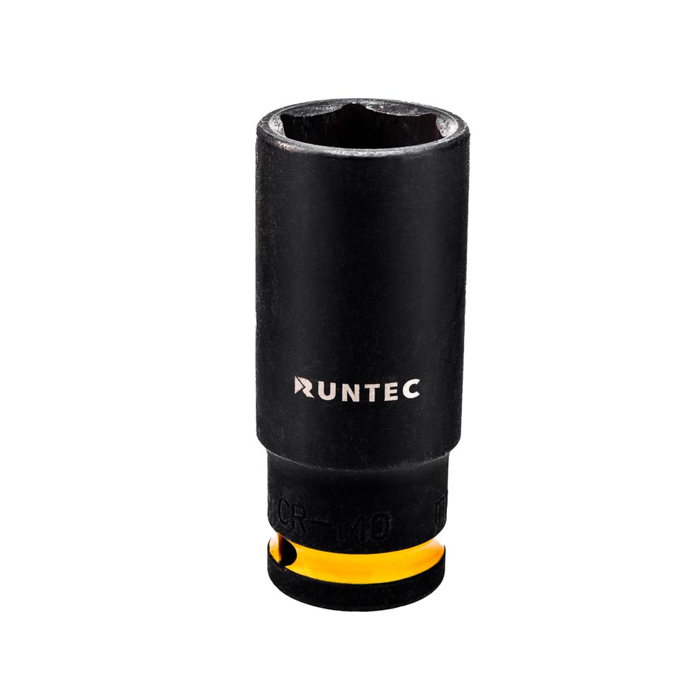 RUNTEC RT-I12S22L Головка торцевая ударная глубокая RUNTEC CrMo, 6PT, 1/2", 22 мм