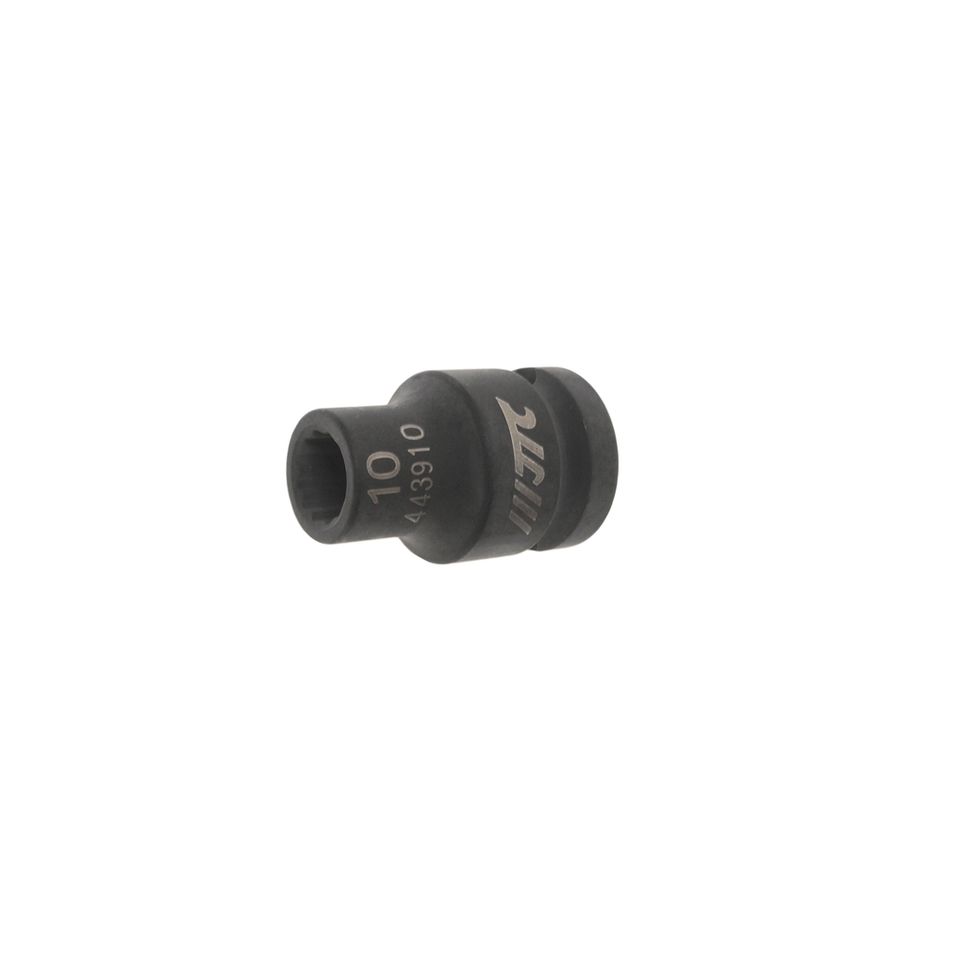 Головка торцевая 12-гранная ударная JTC-443910 (1/2", 10 мм, L=38 мм)