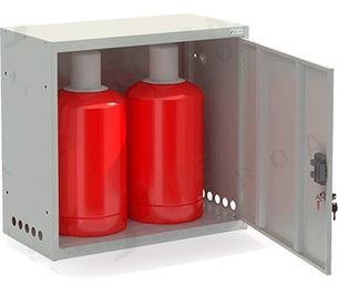 Шкаф для газовых баллонов ШГР 27-2-4(2x27л)