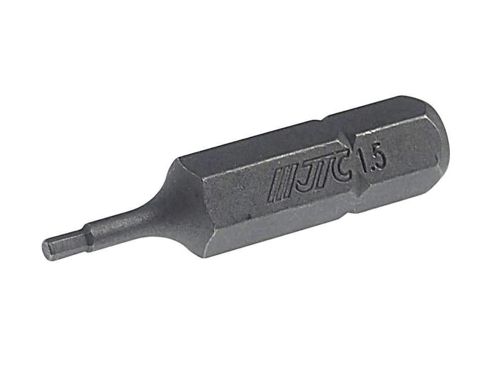 Бита HEX 6-ти гранная JTC-11530015 (H1,5х30 мм, 1/4" DR)