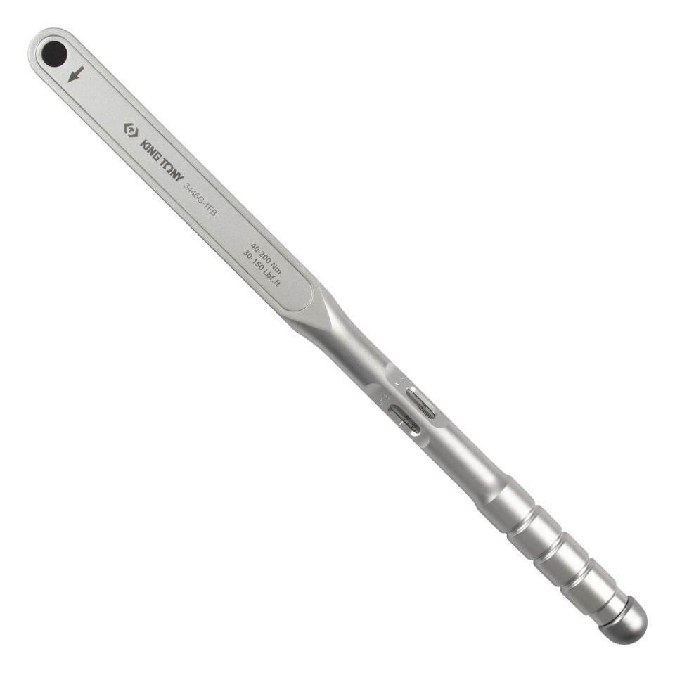 Динамометрический ключ серии ALUMINIUM KING TONY 3445G-1FB (1/2", 40-200 Нм, футляр)