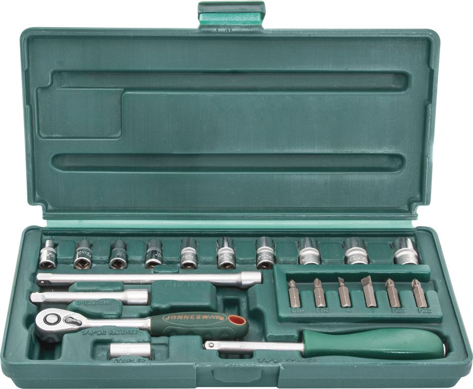 Набор головок торцевых S04H2721S, 1/4"DR, 4-13 мм, 21 предмет