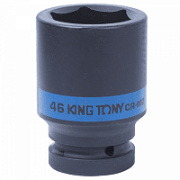 Головка торцевая ударная глубокая шестигранная 1", 46 мм KING TONY 843546M