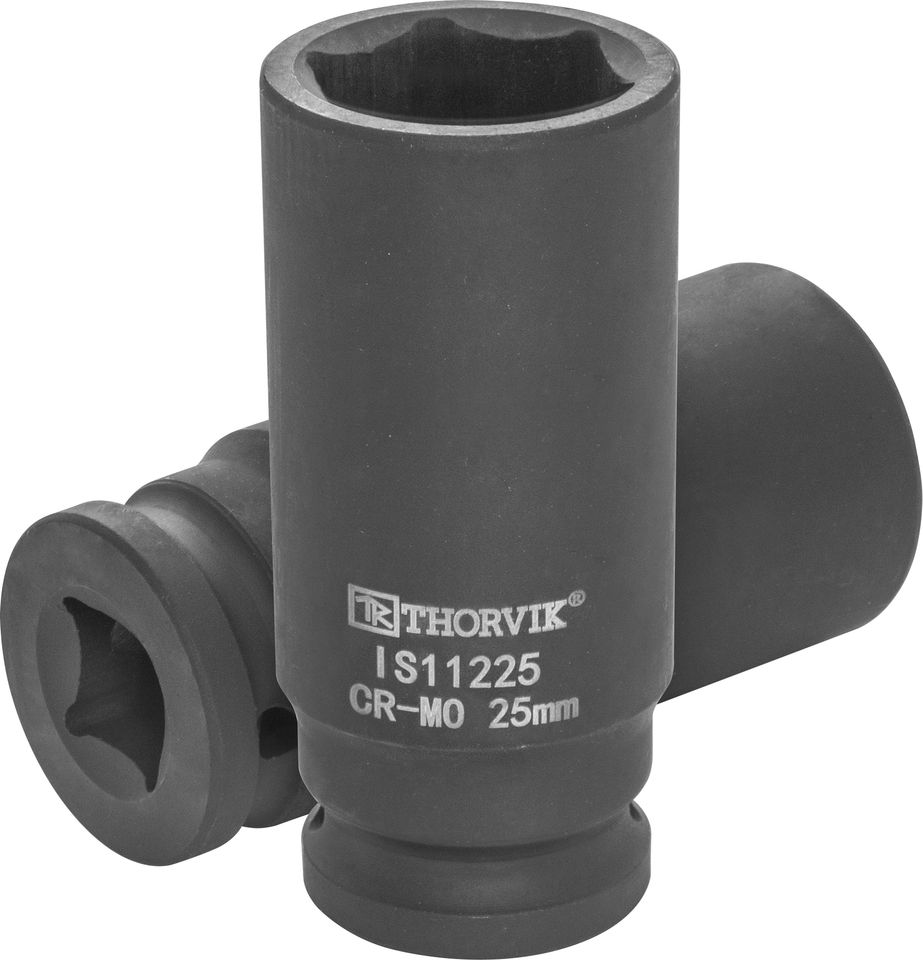 Головка торцевая ударная глубокая 1/2"DR, 25 мм Thorvik IS11225