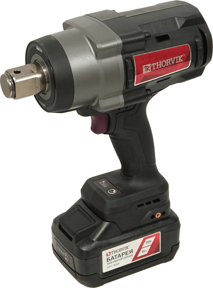 Гайковерт аккумуляторный Thorvik BWI20525, 1"DR, 20В, 2500 Нм