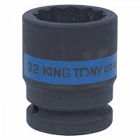 Головка торцевая ударная двенадцатигранная 3/4", 32 мм KING TONY 653032M