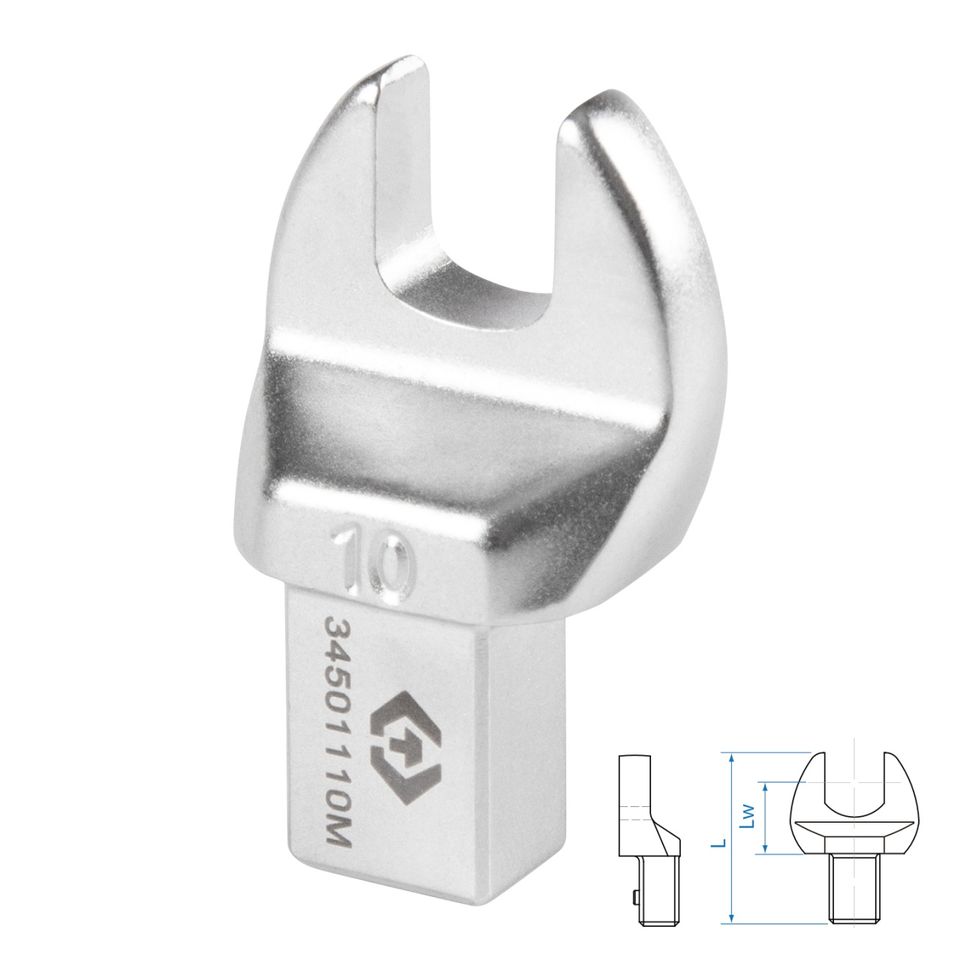 Насадка рожковая серии FIT KING TONY 34501110M (10 мм, 9х12 мм)