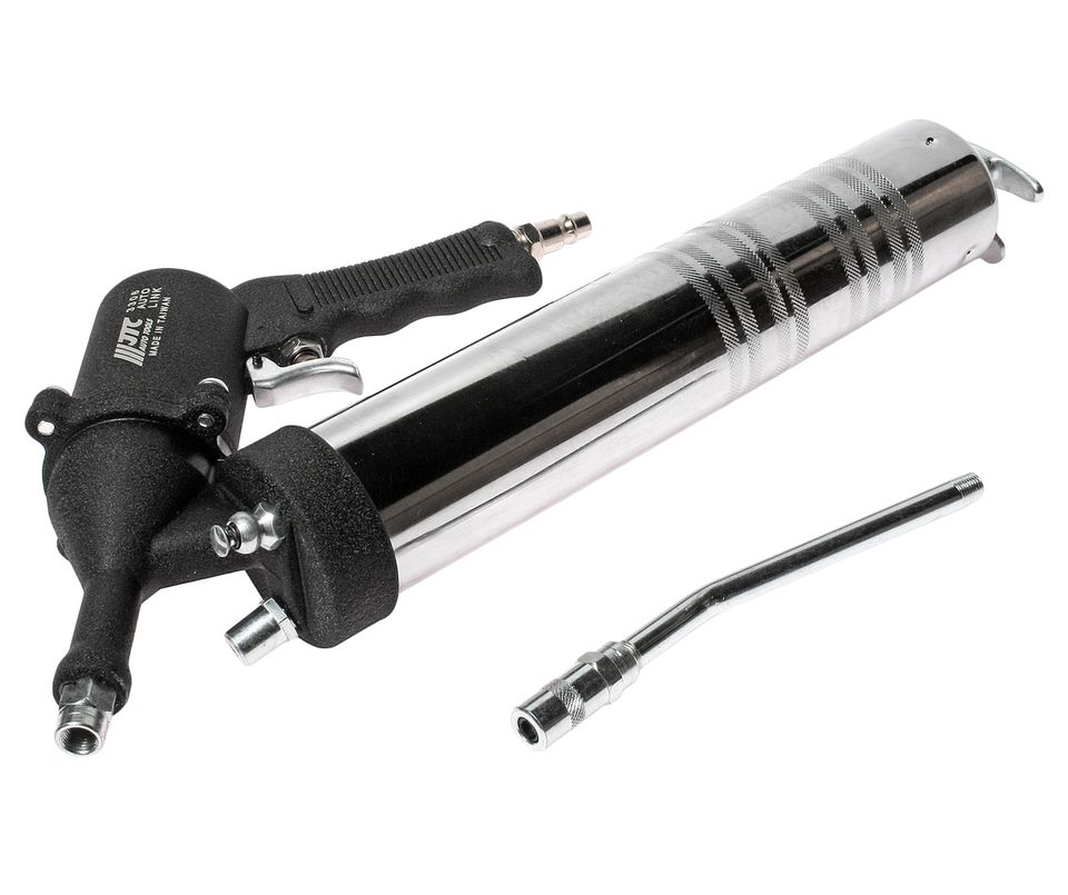 Шприц плунжерный пневматический импульсный JTC-3306 (400 мл, 30-150 PSI, 2-10 атм., расход воздуха 6 атм.)