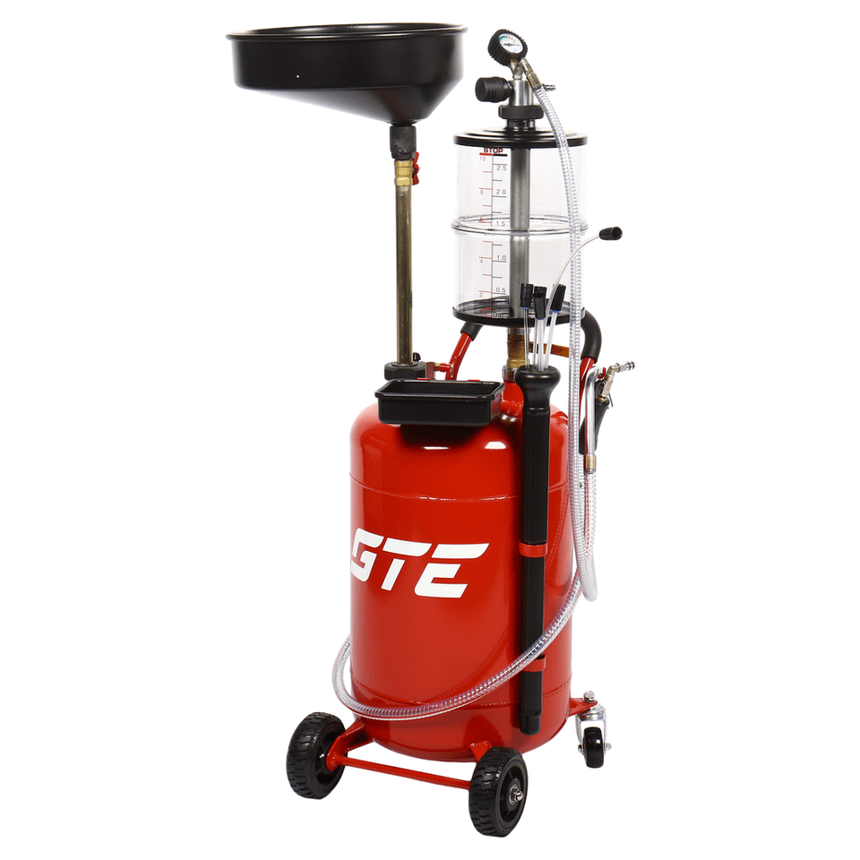 Комбинированная установка для слива/откачки масла GTE-T14101, (70 л) с поворотным поддоном, колбой и щупами