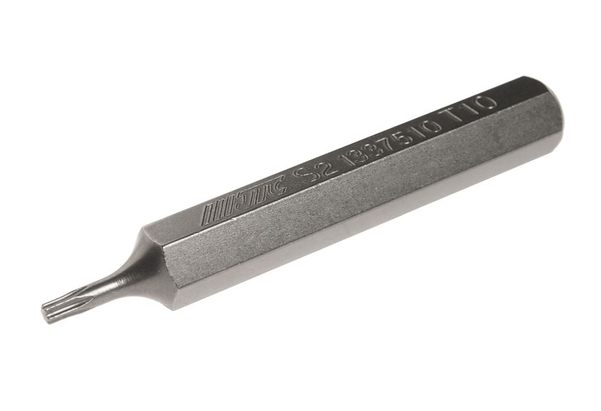 Бита TORX удлиненная JTC-1337510 (Т10х75 мм, 10 мм, S2)