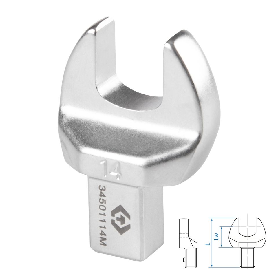Насадка рожковая серии FIT KING TONY 34501114M (14 мм, 9х12 мм)