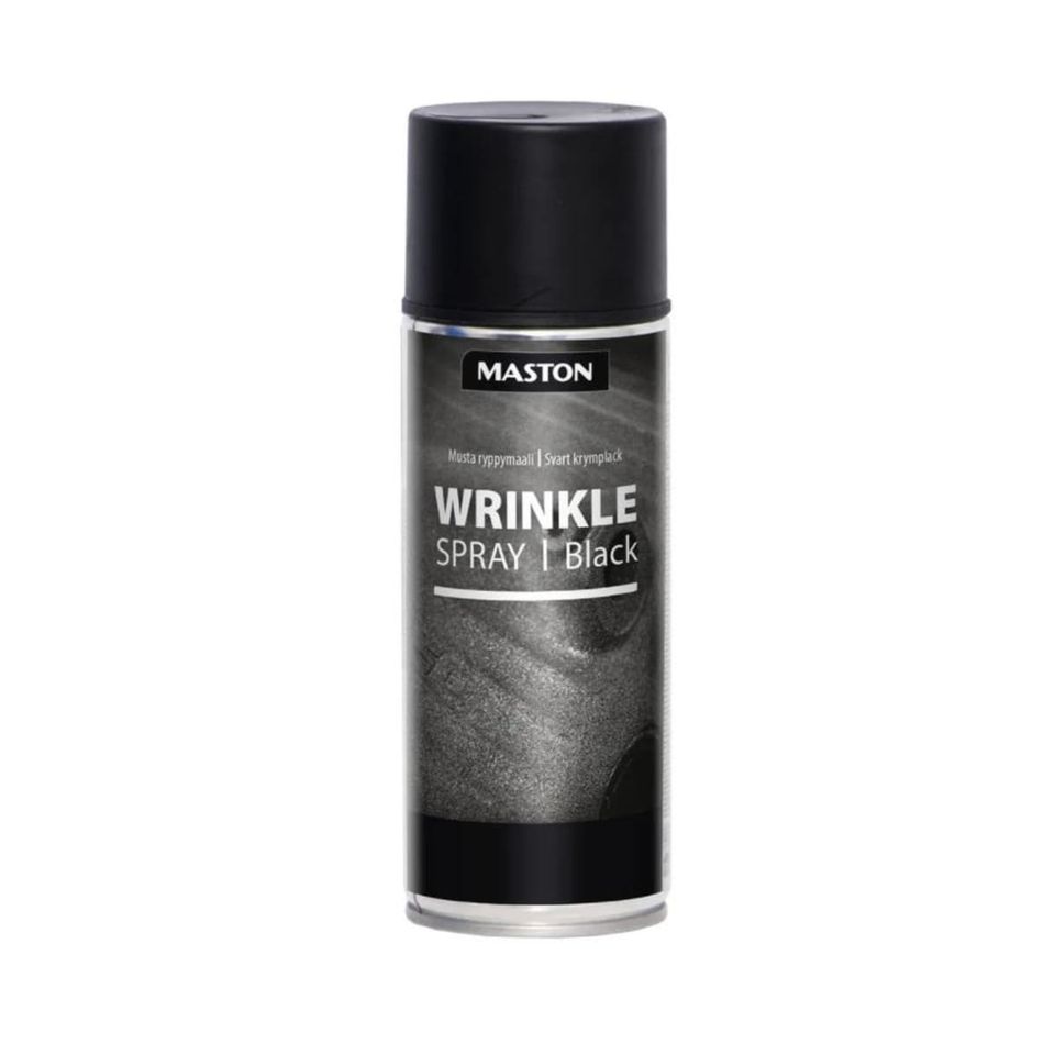 Краска аэрозольная MASTON WRINKLE 440-6121 черная матовая 0.4 л