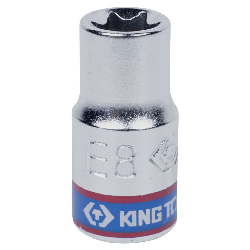 Головка торцевая TORX Е-стандарт 1/4" E10 L = 24 мм KING TONY 237510M