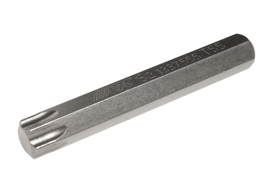 Бита TORX удлиненная JTC-1337555 (Т55х75 мм, 10 мм, S2)