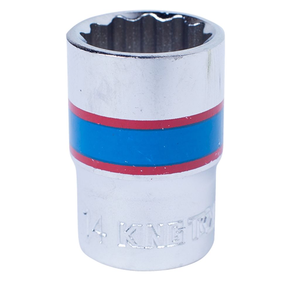 Головка торцевая стандартная двенадцатигранная 3/8",14 мм KING TONY 333014M