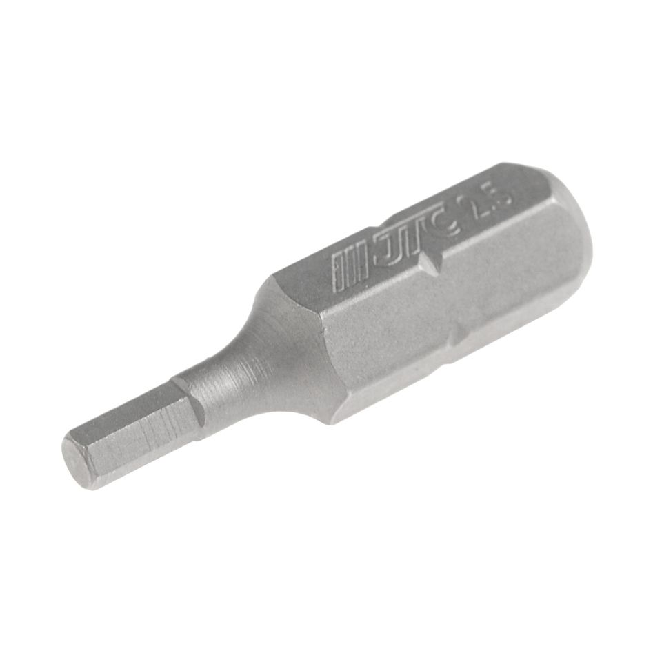 Бита HEX 6-ти гранная JTC-11525025 (H2,5х25 мм, 1/4" DR, S2)