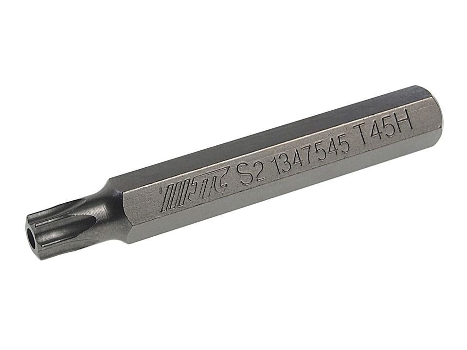 Бита TORX удлиненная JTC-1347545 (Т45Hх75 мм, 10 мм, S2)