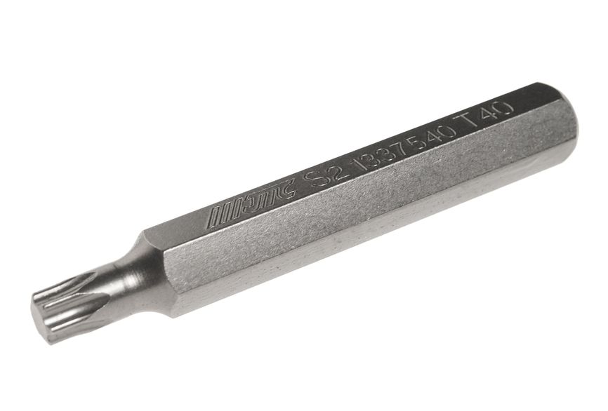 Бита TORX удлиненная JTC-1337540 (Т40х75 мм, 10 мм, S2)