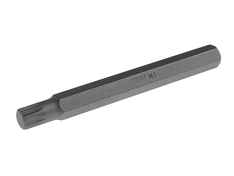 Бита SPLINE удлиненная JTC-1268008 (M8х80 мм, 5/16" DR)