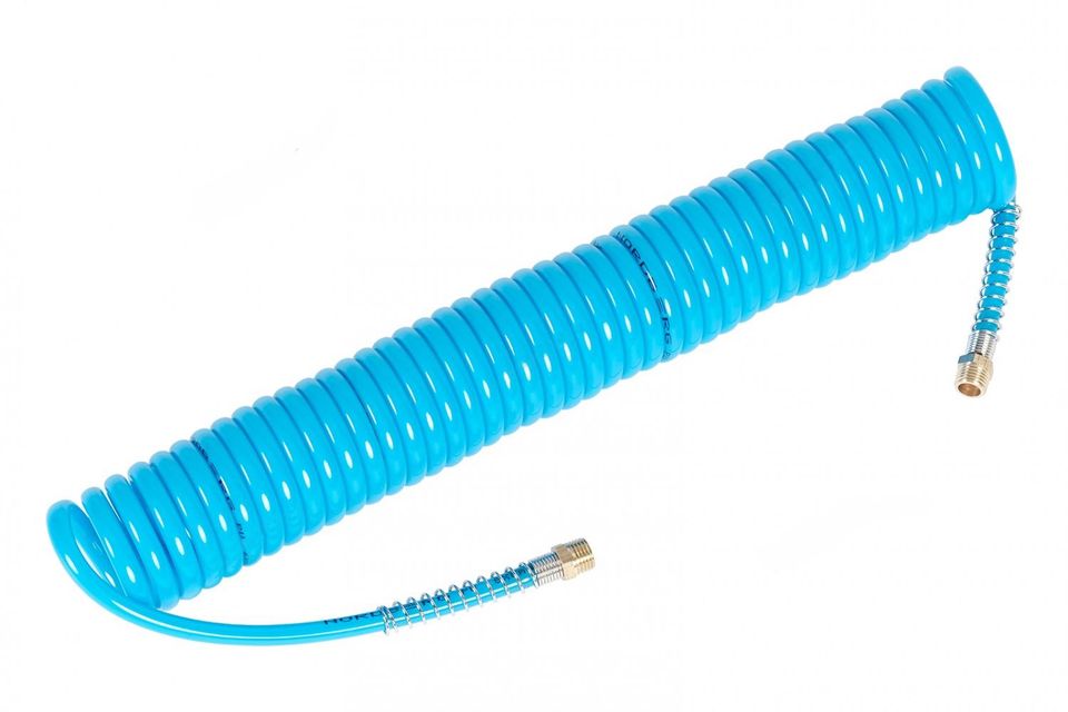 Шланг воздушный спиральный полиуретановый NORDBERG HS0606PU, Ø6х8 мм, 6 м