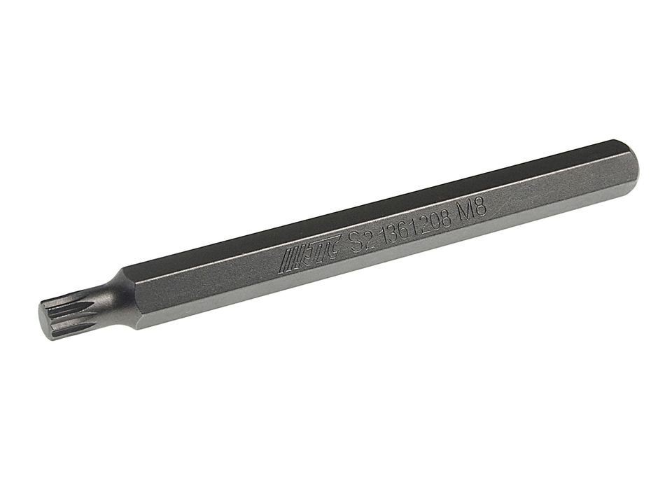 Бита SPLINE удлиненная JTC-1361208 (M8х120 мм, 10 мм, S2)