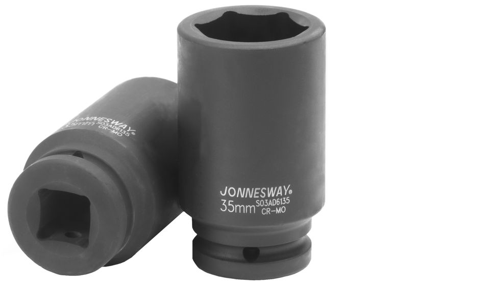 Головка торцевая ударная глубокая JONNESWAY (3/4"DR, 35 мм)