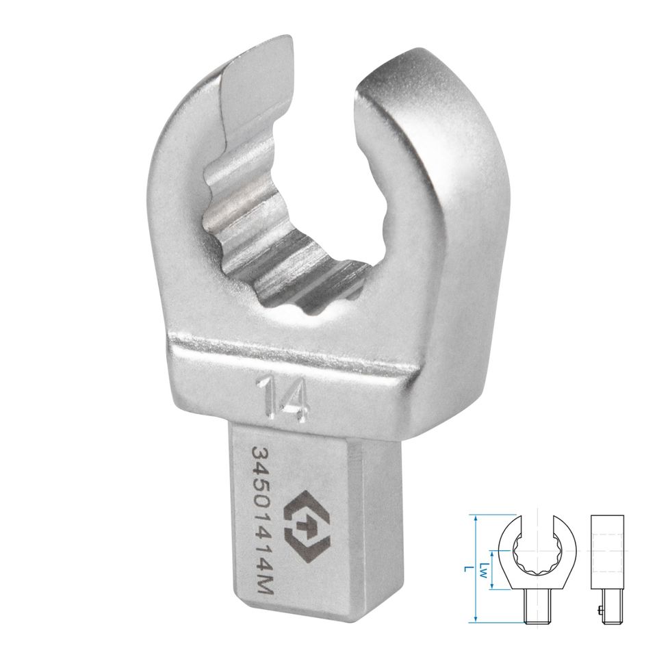 Насадка разрезная серии FIT KING TONY 34501414M (14 мм, 9х12 мм)