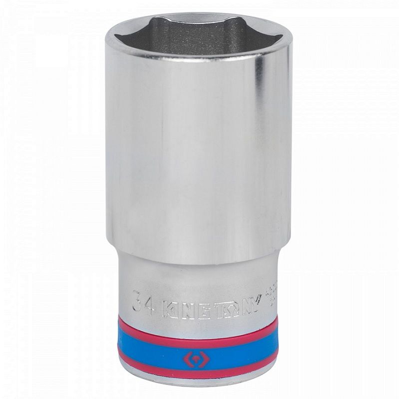 Головка торцевая глубокая шестигранная KING TONY 423534M, 1/2", 34 мм