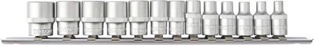 Набор головок торцевых Thorvik S11S1113SM (1/4"DR на держателе, 4-14 мм, 13 предметов)