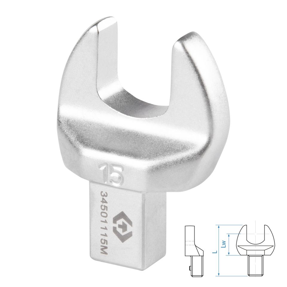 Насадка рожковая серии FIT KING TONY 34501115M (15 мм, 9х12 мм)