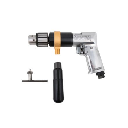 Licota PAD-04004A Дрель пневматическая 1/2"(13 мм) с реверсом 450 об/мин, усиленная