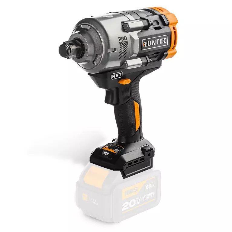Гайковерт ударный аккумуляторный RUNTEC PRO RT-IW1600W (3/4", 20 В, 1600 Нм)