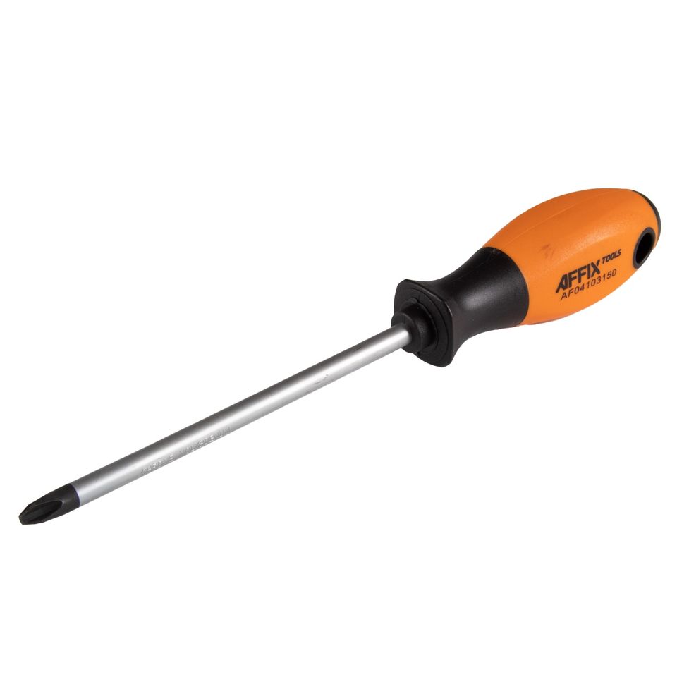 Отвертка крестовая Phillips №3 150 мм AFFIX AF04103150