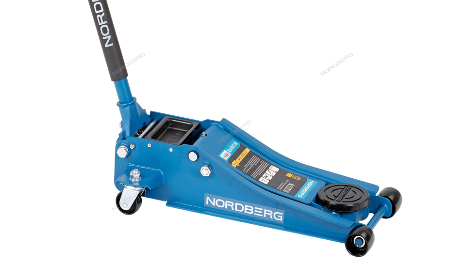 Домкрат с низким подхватом подкатной 3 тонн H=75-505 мм NORDBERG N32038