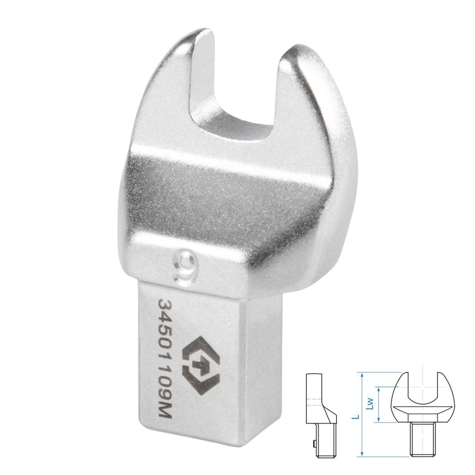 Насадка рожковая серии FIT KING TONY 34501109M (9 мм, 9х12 мм)