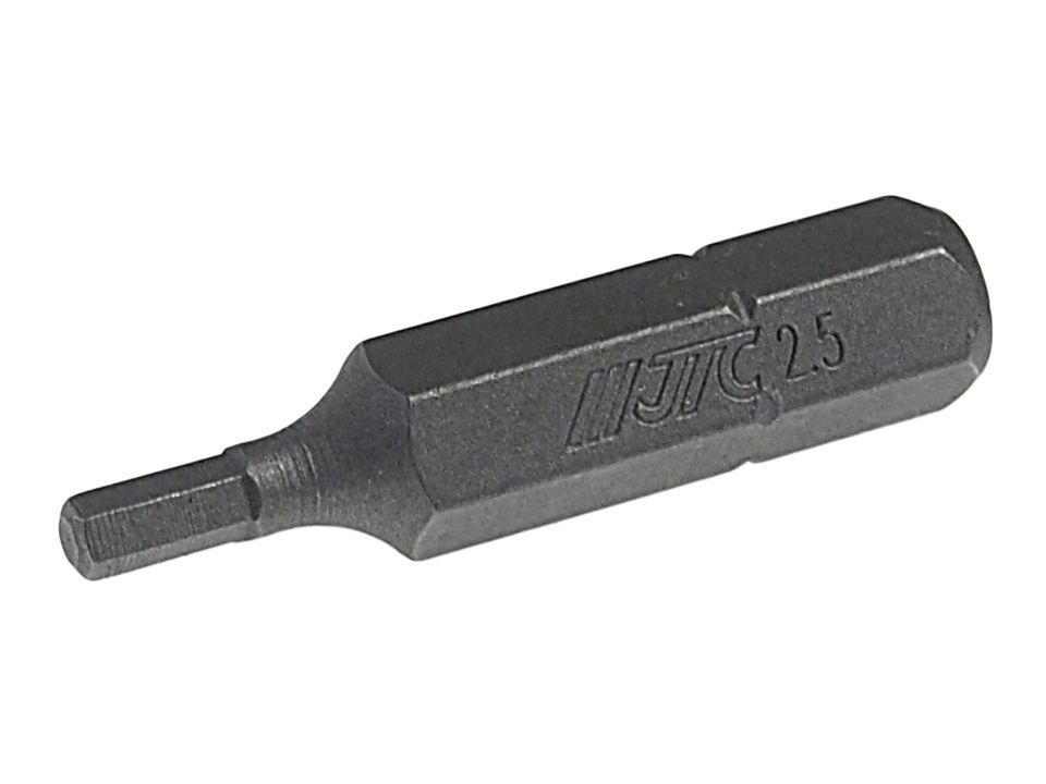 Бита HEX 6-ти гранная JTC-11530025 (H2,5х30 мм, 1/4" DR)