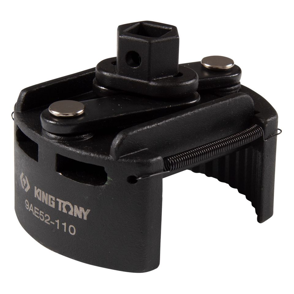 KING TONY 9AE52-110 Съемник масляных фильтров 1/2", 80-110 мм, двухзахватный
