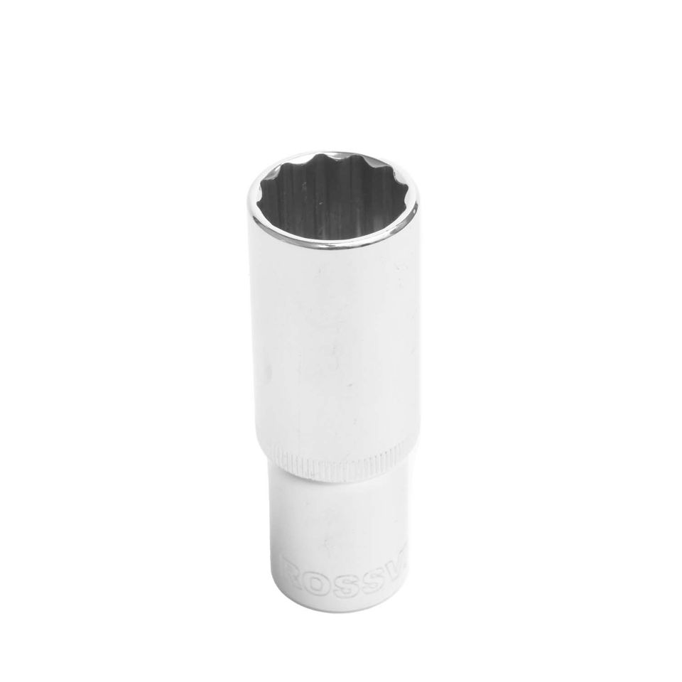 Головка торцевая глубокая 12-гранная ROSSVIK SD121221 (1/2", 21 мм)