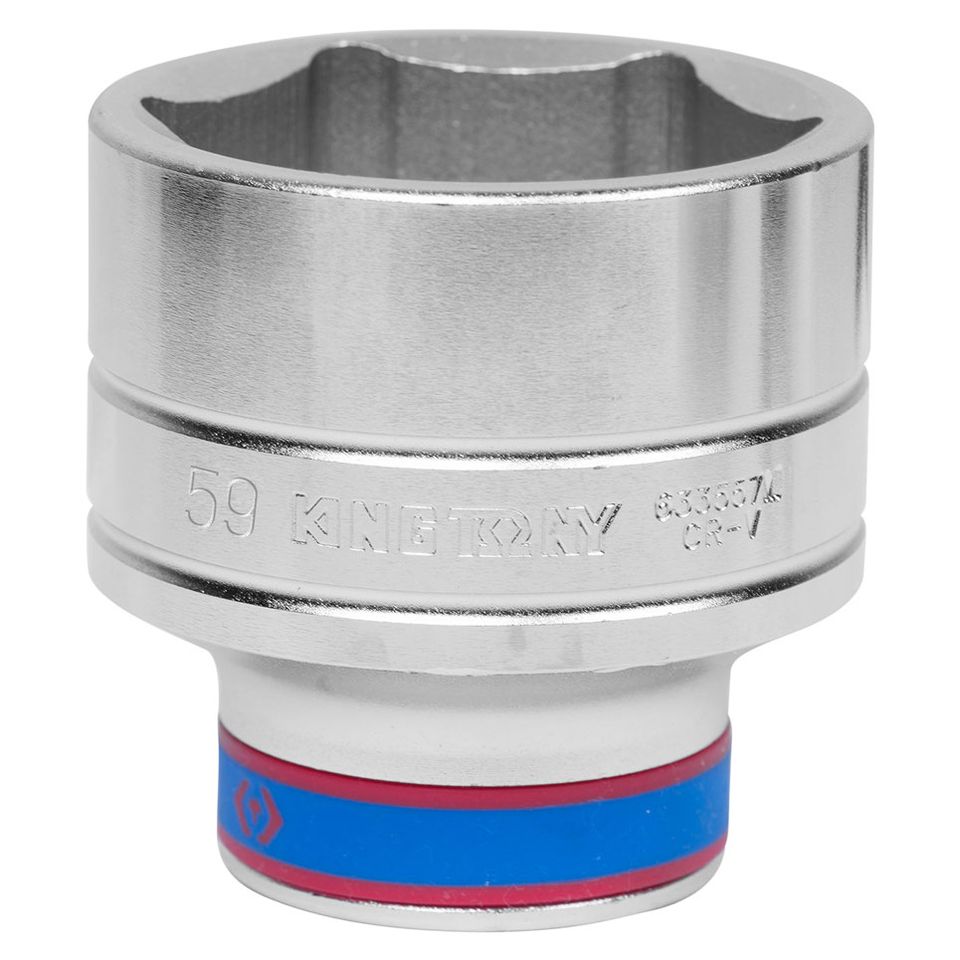 Головка торцевая стандартная шестигранная 3/4", 59 мм KING TONY 633559M