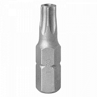 Вставка (бита) торцевая 1/4"TORX, T30, L = 25, с отверстием KING TONY 102530U