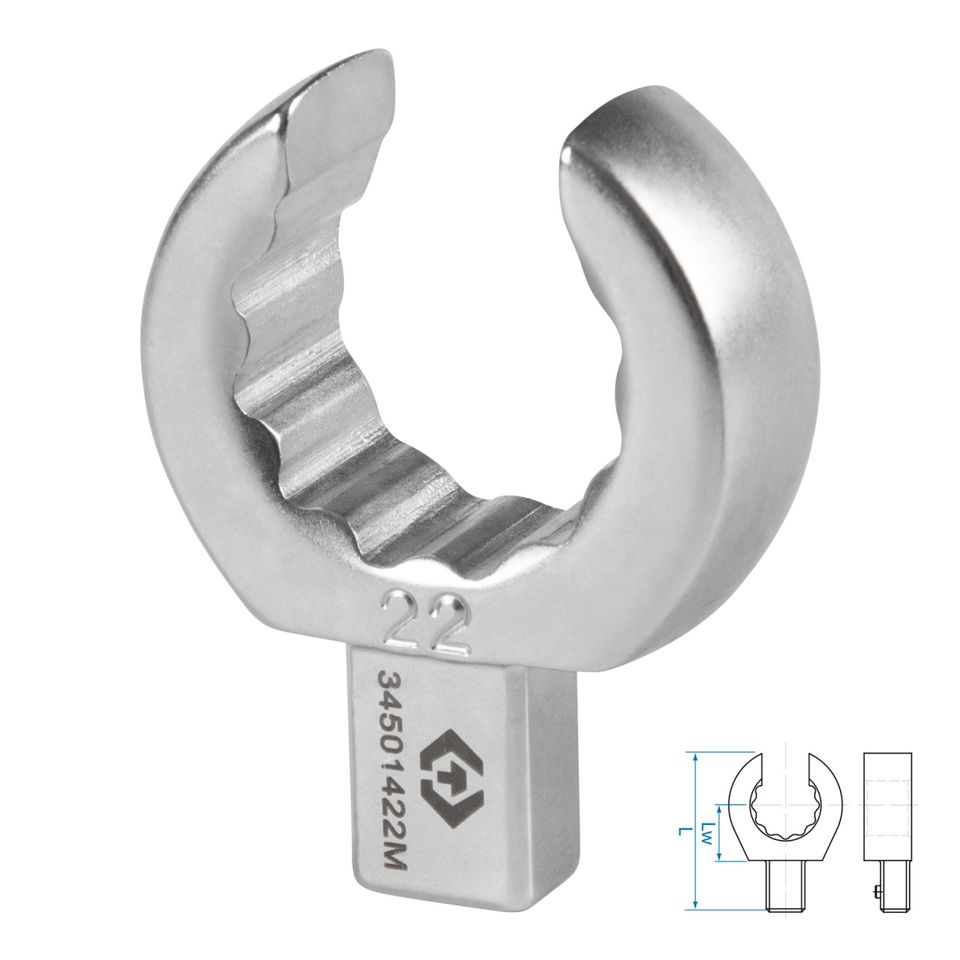 Насадка разрезная серии FIT KING TONY 34501422M (22 мм, 9х12 мм)