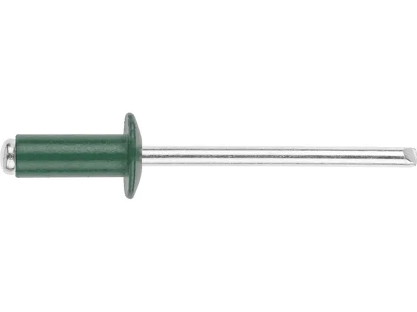 Заклепка вытяжная 4.0х10 мм алюминий/сталь, RAL 6002 (50 шт в зип-локе) STARFIX