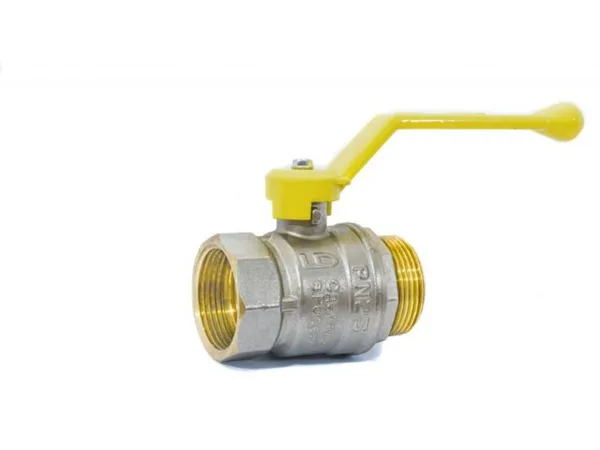 Кран шаровый 3/4" нар.-вн. ручка (ГАЗ) PN40, LD
