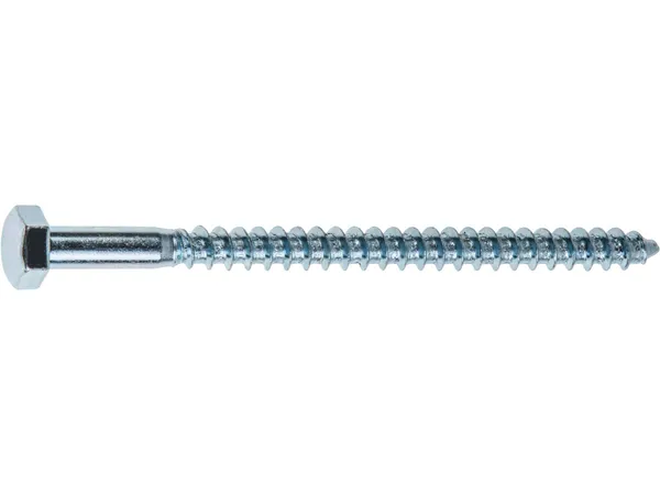 Шуруп 8х100 мм шестигр. головка, цинк, DIN 571 (5 кг) STARFIX